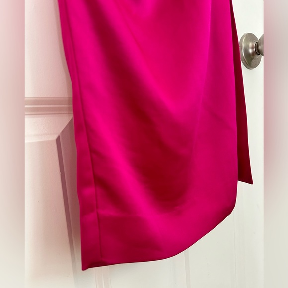 Jonathan Simkhai Hansel Satin Dress in Bougainvillea, size 0 NWT! - Picture 5 of 13